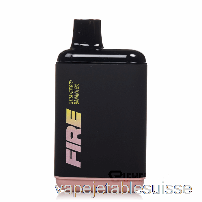 Vape Suisse Fire Xl 6000 Jetable Fraise Banane